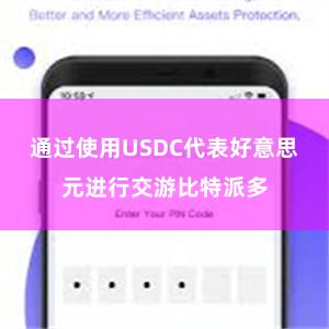 通过使用USDC代表好意思元进行交游比特派多